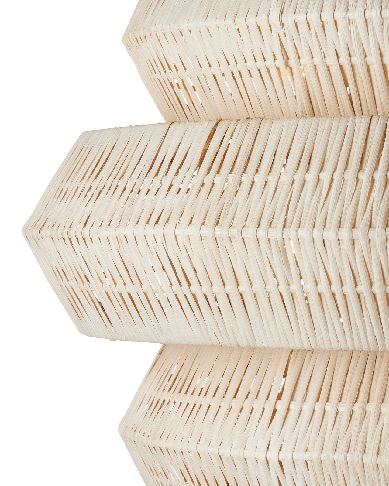 Antibes Medium White Chandelier